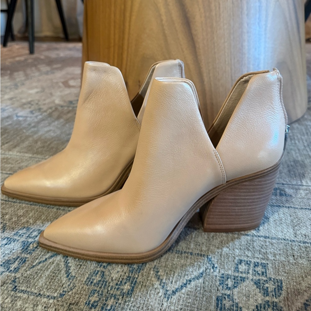 Tan Leather Ankle Boots